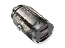 Адаптер автомобильный BOROFONE BZ29B PD 36W 2C (черный)