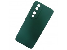 Чехол силиконовый Honor 90 Soft touch темно-зеленый