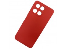 Чехол силиконовый Honor X6A Soft touch красный