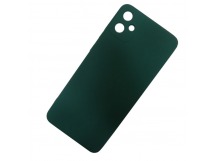 Чехол силиконовый Samsung A05 Soft touch темно-зеленый