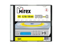 Диск MIREX DVD-R 16X 4,7GB Slim case 5 (5/200)