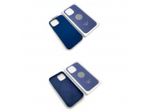 Чехол iPhone 13 Pro Silicone Case MagSafe OR с Анимацией Abyss Blue