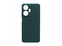 Чехол силиконовый Realme C55 Silicone Case New Era темно-зеленый
