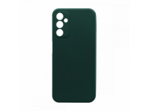 Чехол силиконовый Samsung A14 Silicone Case New Era темно-зеленый