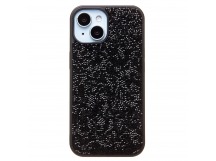 Чехол-накладка - PC071 POSH SHINE для "Apple iPhone 15" россыпь кристаллов (black) (226901)