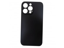 Чехол силиконовый iPhone 11 Pro с защитой камеры черный