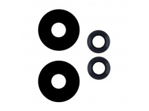 Стекло камеры для Infinix Note 30 4G (X6833B/X6716B) (комплект 4 шт.) Черный