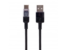 Кабель USB - Type-C Hoco U129 Spirit 120см 3A  (black) (225344)