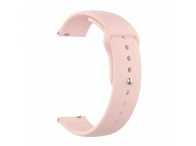 Ремешок - WB34 Sport Band силикон на кнопке Универсальный 22мм (sand pink) (227516)