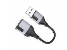 Адаптер Borofone BV19 Creator 2-in-1 USB - 3.5mm (black) (225503)