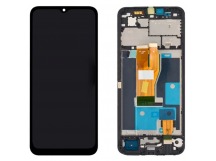 Дисплей для Realme C33 (RMX3624) в рамке + тачскрин (черный) 100%