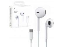 Наушники с микрофоном EaiPods Type-C лого (белый в упаковке)