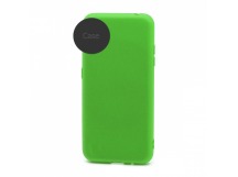 Чехол силиконовый Xiaomi Redmi 12C Silicone Cover Nano 2mm салатовый