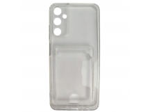 Чехол силиконовый Samsung A05s с визитницей прозрачный