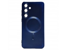 Чехол-накладка - SM020 Matte SafeMag для "Samsung Galaxy S24+" (dark blue) (228120)