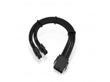 Удлинители проводов блока питания кастомные для моддинга ПК (чёрный) [13.02.24], шт