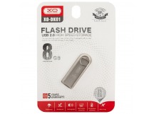 Внешний накопитель USB 2.0 XO DK01 8Gb, серебристый