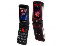 Мобильный телефон MAXVI E10 Red раскладушка (2,8"/1,3МП/2000mAh)