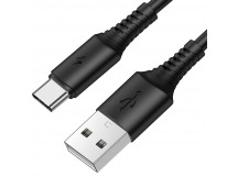 Кабель USB - Type-C Borofone BX47 Coolway (повр. уп) 100см 3A  (black) (228521)