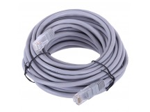 Патч-корд литой TELECOM UTP Кат. 5е, серый, 10 м