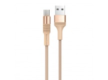 Кабель USB - micro USB Borofone BX21 Outstanding (повр. уп.) 100см 2,4A  (gold) (228549)