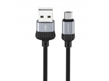Кабель USB - micro USB Borofone BX28 Dignity (повр. уп) 100см 2,4A  (gray) (228537)