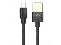 Кабель USB - micro USB Hoco U55 Outstanding (повр. уп) 120см 2,4A  (black) (228555)