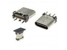 Гнездо на плату Type-C (USB 3.1) 24 контакта, 24PF-010