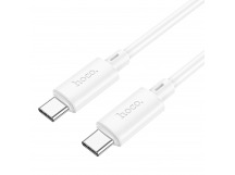 Кабель Type-C - Type-C Hoco X88 60W 100см 3A (white) (215571)