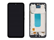 Дисплей для Samsung A546E Galaxy A54 5G в рамке + тачскрин (черный) (OLED)