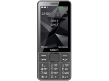 Мобильный телефон Texet TM-D324 серый (3,5"/камера/4000mAh)
