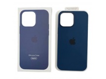 Чехол iPhone 13 Pro Max Silicone Case MagSafe OR с Анимацией Abyss Blue