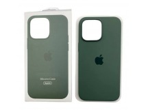 Чехол iPhone 14 Pro Silicone Case MagSafe OR с Анимацией Olive
