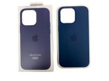 Чехол iPhone 14 Pro Silicone Case MagSafe OR с Анимацией Storm Blue