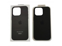 Чехол iPhone 15 Silicone Case MagSafe OR с Анимацией Black