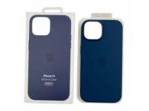 Чехол iPhone 15 Silicone Case MagSafe OR с Анимацией Storm Blue