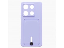 Чехол-накладка - SC304 с картхолдером для "Infinix Note 30 Pro" (light violet) (228183)