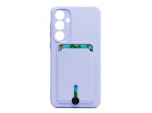 Чехол-накладка - SC304 с картхолдером для "Samsung Galaxy A35" (light violet) (228316)