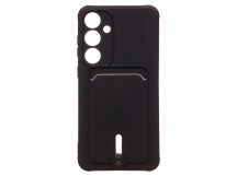 Чехол-накладка - SC304 с картхолдером для "Samsung Galaxy S24+" (black) (228141)