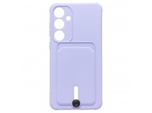 Чехол-накладка - SC304 с картхолдером для "Samsung Galaxy S24+" (light violet) (228143)