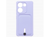 Чехол-накладка - SC304 с картхолдером для "TECNO Camon 20" (light violet) (228175)