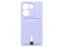 Чехол-накладка - SC304 с картхолдером для "TECNO Camon 20" (light violet) (228175)