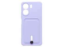 Чехол-накладка - SC304 с картхолдером для "Xiaomi Poco C65" (light violet) (225746)