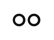 Стекло камеры для Huawei Honor 8X (черный) (комплект 2шт)