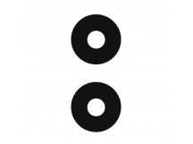 Стекло камеры для Samsung A035F Galaxy A03 (черный) (комплект 2шт)