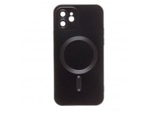 Чехол силиконовый iPhone 12 Magsafe черный