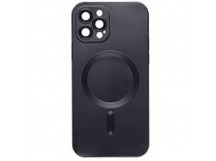 Чехол силиконовый iPhone 12 Pro Magsafe черный