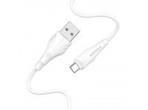 Кабель USB - micro USB Borofone BX18 (повр. уп) 300см 2,4A  (white) (229202)