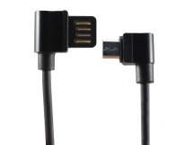 Кабель USB - micro USB Hoco U37 (повр. уп) 120см 2,4A  (black) (229200)