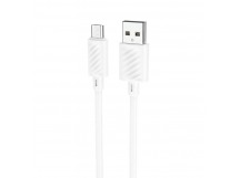 Кабель USB - micro USB Hoco X88 (повр.уп.) 100см 2,4A  (white) (229205)